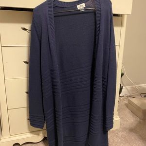 Old navy, Size L, navy blue cardigan